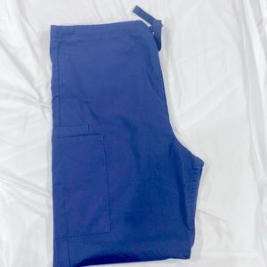 Navy blue scrub pants